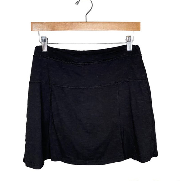 Womens Toad & Co Toad&Co Skort w/ Spandex Shorts Cotton Tencel Skirt Black Small - Picture 1 of 8
